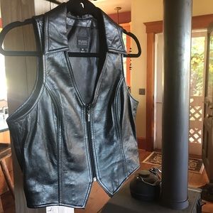 Wilson’s Black Leather Vest